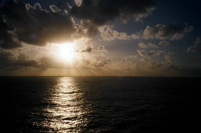 Sunset over the Caribbean